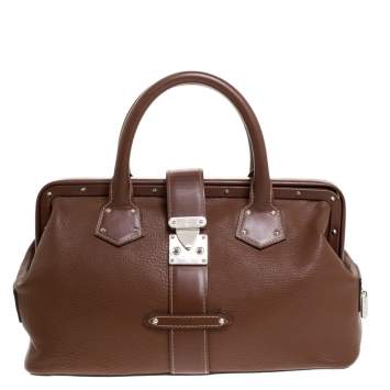Pre Owned Louis Vuitton Brown Suhali Leather L'Ingenieux PM Bag