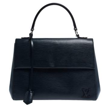 Pre Owned Louis Vuitton Indigo Epi Leather Cluny MM Bag