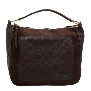 Pre Owned Louis Vuitton Ombre Monogram Empreinte Leather Audacieuse MM Bag