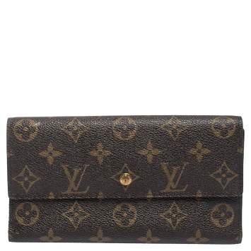 Pre Owned Louis Vuitton Monogram Canvas Sarah Continental Wallet 