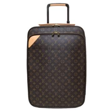 Pre Owned Louis Vuitton Monogram Canvas Business Pegase Legere 55 Luggage