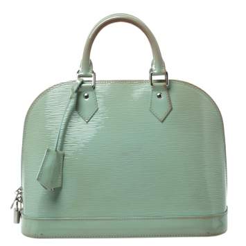 Pre Owned Louis Vuitton Amande  Electric Epi Leather Alma PM Bag