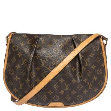 Pre Owned Louis Vuitton Monogram Canvas Menilmontant MM Bag