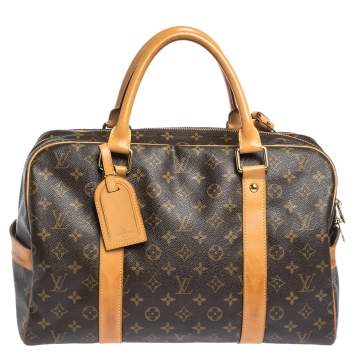 Pre Owned Louis Vuitton Monogram Canvas Carryall Duffel Bag