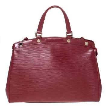 Pre Owned Louis Vuitton Rubis Epi Leather Brea MM Bag