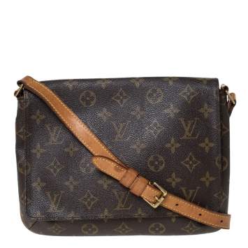 Pre Owned Louis Vuitton Monogram Canvas Musette Tango Bag