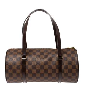 Pre Owned Louis Vuitton Damier Ebene Canvas Papillon 30 Bag 