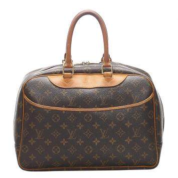 Pre Owned Louis Vuitton Monogram Canvas Deauville Bag