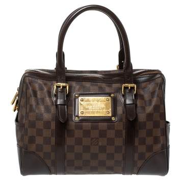 Pre Owned Louis Vuitton Damier Ebene Canvas Berkeley Bag