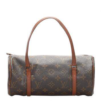 Pre Owned Louis Vuitton Monogram Canvas  Papillon 26 Satchels