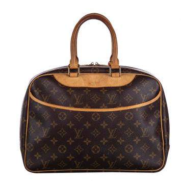 Pre Owned Louis Vuitton  Canvas  Deauville Satchels