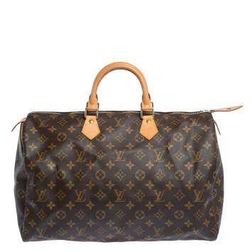 Pre Owned Louis Vuitton Monogram Canvas Speedy 40 Bag