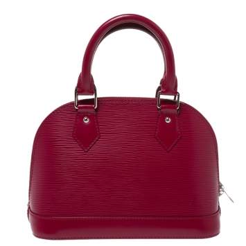 Pre Owned Louis Vuitton Rubis Epi Leather Alma BB Bag