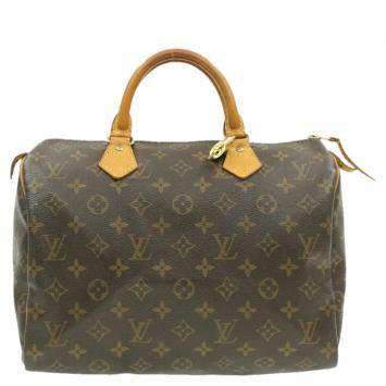 Pre Owned Louis Vuitton Monogram Canvas Speedy 30 Bag