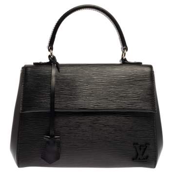 Pre Owned Louis Vuitton Black Epi Leather Cluny BB Bag