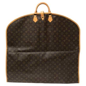 Pre Owned Louis Vuitton Monogram Canvas and Leather Garment Cover