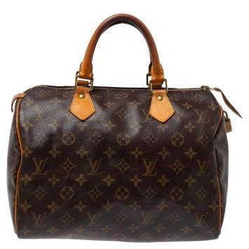 Pre Owned Louis Vuitton Monogram Canvas Speedy 30 Bag