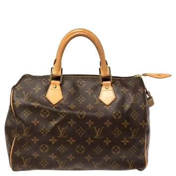 Pre Owned Louis Vuitton Monogram Canvas Speedy 30 Bag