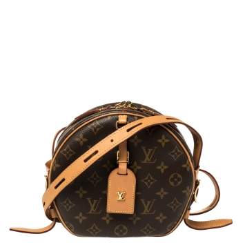 Pre Owned Louis Vuitton Monogram Canvas and Leather Boite Chapeau Souple Bag