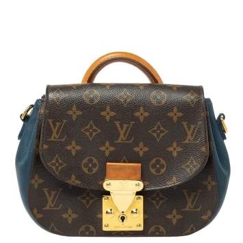 Pre Owned Louis Vuitton Celeste Monogram Canvas and Leather Eden PM Bag