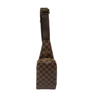 Pre Owned Louis Vuitton Damier Ebene Canvas Geronimos Belt Bag