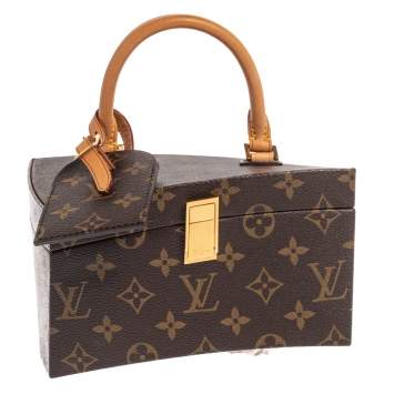 Pre Owned Louis Vuitton Monogram Canvas Limited Edition Frank Gehry Twisted Box Bag