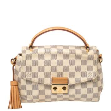 Pre Owned Louis Vuitton Damier Azur Croisette Bag