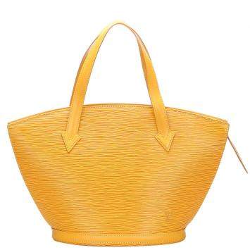 Pre Owned Louis Vuitton Yellow Epi Leather Saint Jacques Short Strap PM Bag