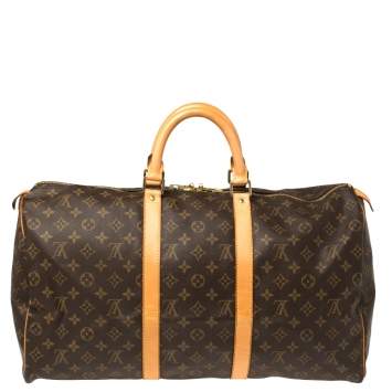 Pre Owned Louis Vuitton Monogram Canvas Keepall 50 Bag