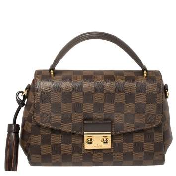 Pre Owned Louis Vuitton Damier Ebene Canvas Croisette Bag