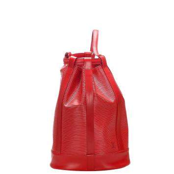 Pre Owned Louis Vuitton Red Epi Leather Randonnee PM Backpack