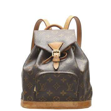Pre Owned Louis Vuitton Brown Monogram Canvas Montsouris Mini Bag