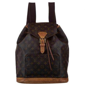 Pre Owned Louis Vuitton Monogram Canvas Montsouris Backpack Bag