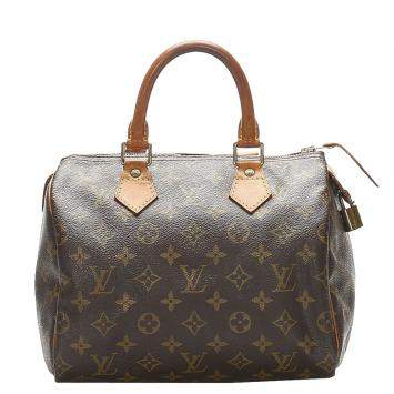 Pre Owned Louis Vuitton Monogram Canvas Speedy 25 Bag