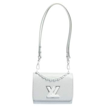 Pre Owned Louis Vuitton White Epi Leather Twist PM Bag