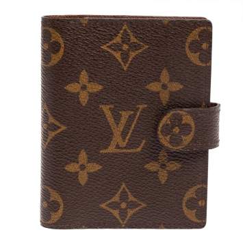 Pre Owned Louis Vuitton Monogram Canvas Card Holder