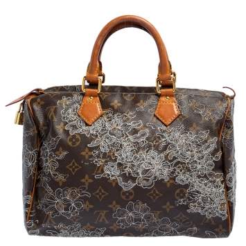 مملوكة مسبقًا Louis Vuitton Monogram Canvas Limited Edition Dentelle Speedy 30 Bag