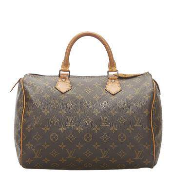 Pre Owned Louis Vuitton Monogram Canvas Speedy 30 Bag