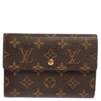 Pre Owned Louis Vuitton Monogram Sarah International Tri-fold Wallet