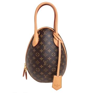 Pre Owned Louis Vuitton Monogram Canvas and Leather LV Egg Bag