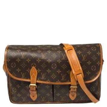 Pre Owned Louis Vuitton Monogram Canvas Sac Gibeciere GM Bag
