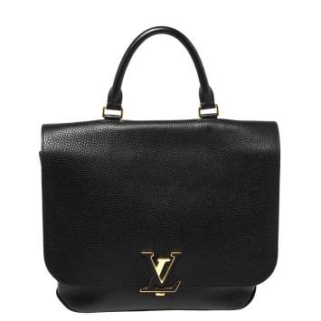 Pre Owned Louis Vuitton Black Leather Volta Bag