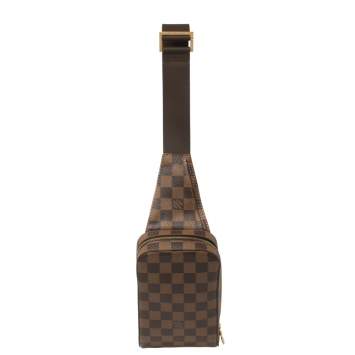 Pre Owned Louis Vuitton Damier Ebene Canvas Geronimos Belt Bag