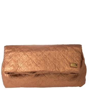 Pre Owned Louis Vuitton Saumon Monogram Limelight Clutch 