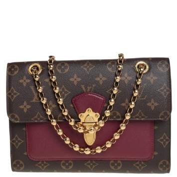 Pre Owned Louis Vuitton Raisin Monogram Canvas Victoire Bag