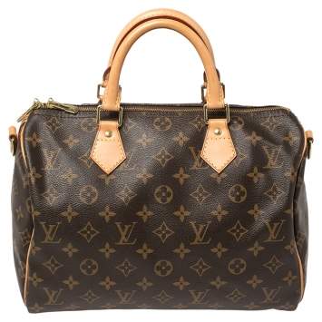 Pre Owned Louis Vuitton Monogram Canvas Speedy Bandouliere 30 Bag