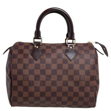 مملوكة مسبقًا Louis Vuitton Damier Ebene Canvas Speedy 25 Bag