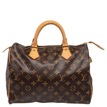 Pre Owned Louis Vuitton Monogram Canvas Speedy 30 Bag