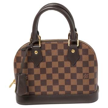 Pre Owned Louis Vuitton Damier Ebene Canvas Alma BB Bag