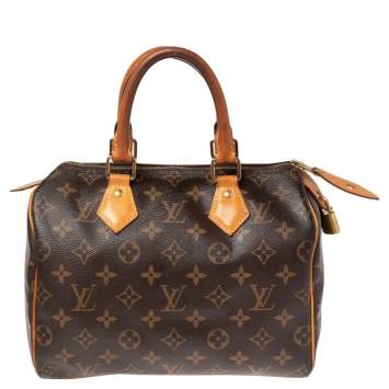 Pre Owned Louis Vuitton Monogram Canvas Speedy 25 Bag